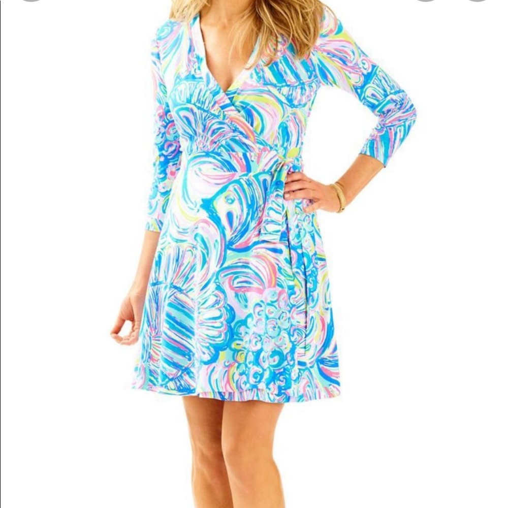 New! Lilly Pulitzer Emilia Wrap Dress - XS